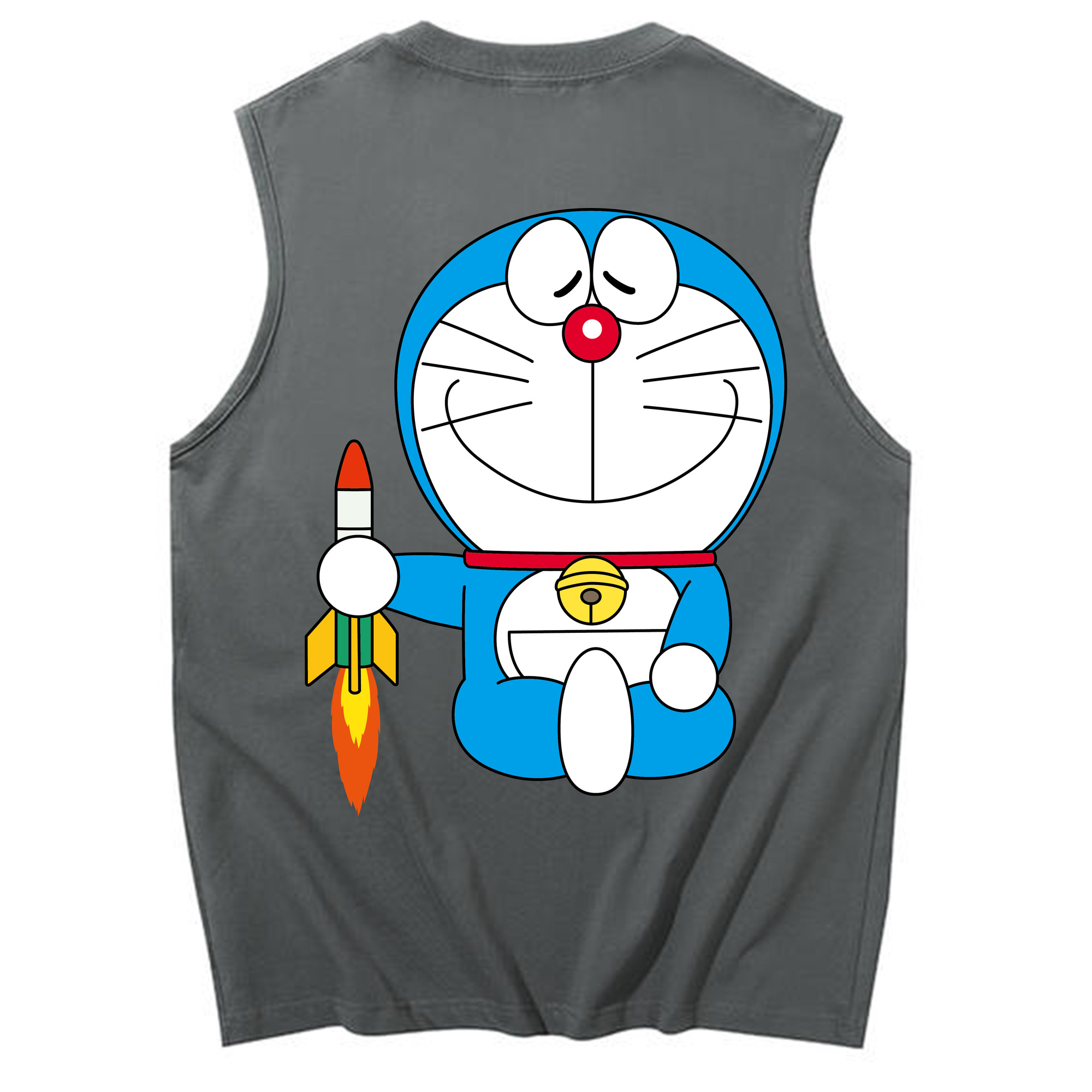 （画像用） ドラえもん Doraemon コットン100％タンクトップ（背面プリント）